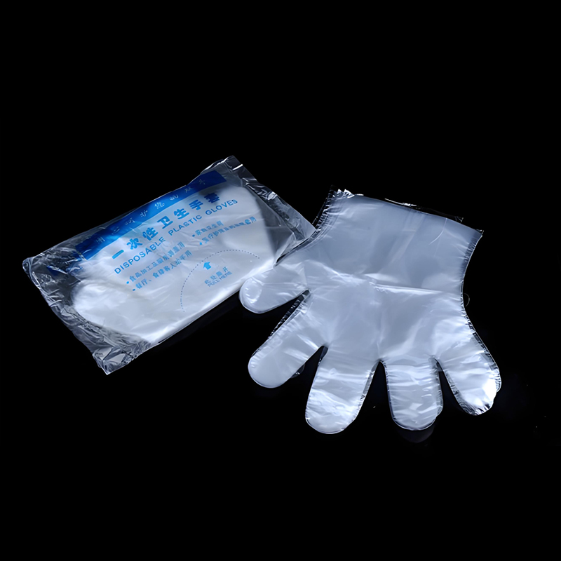 防水性と耐油性のオフホワイトの HDPE 手袋