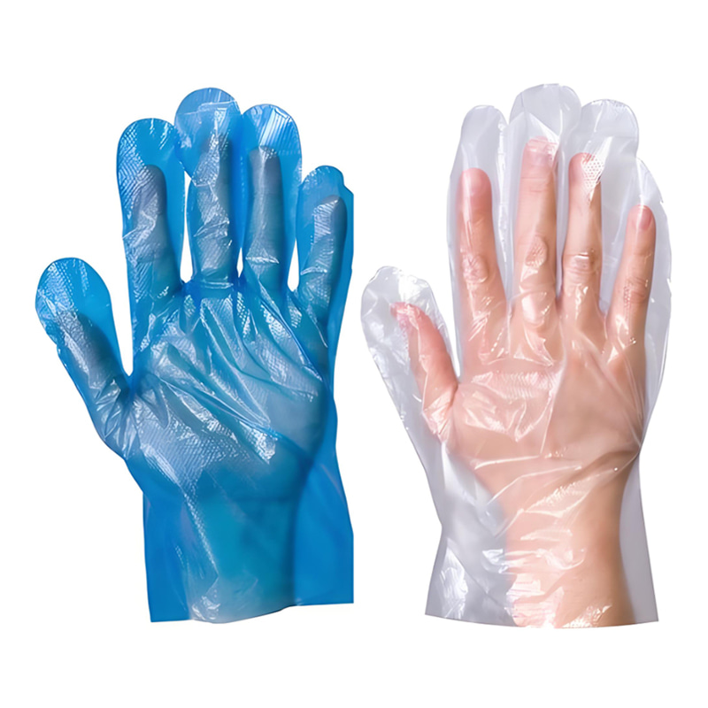 防水性と耐油性のオフホワイトの HDPE 手袋